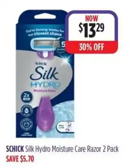 Wizard Pharmacy Schick Silk Hydro Moisture Care Razor offer