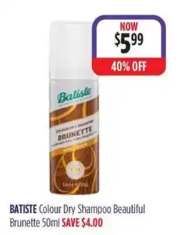 Wizard Pharmacy Batiste Colour Dry Shampoo Beautiful Brunette offer