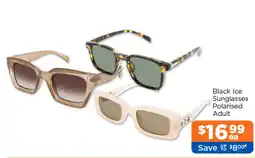 Good Price Pharmacy Black Ice Sunglasses Polarised Adult offer