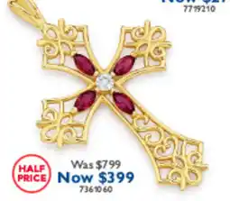 Prouds Cross pendant offer