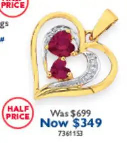 Prouds Heart Pendant offer