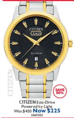 Prouds CITIZEN Eco-Drive offer