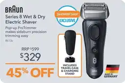 Shaver Shop Braun Series 8 Wet & Dry Electric Shaver offer