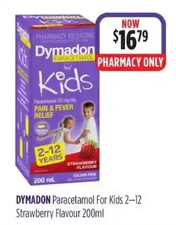 Wizard Pharmacy Dymadon Paracetamol For Kids offer
