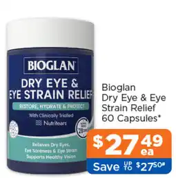 Good Price Pharmacy Bioglan Dry Eye & Eye Strain Relief offer
