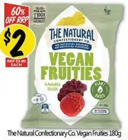 NQR The Natural Confectionery Co. Vegan Fruities offer