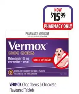 Wizard Pharmacy VERMOX Choc Chews offer