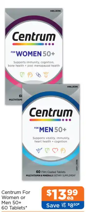 Centrum For Women or Men 50+