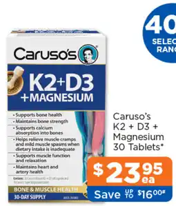 Good Price Pharmacy Caruso's K2 + D3 + Magnesium offer