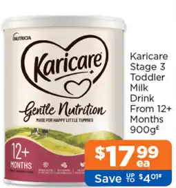 Good Price Pharmacy Karicare Stage 3 Toddler Milk Drink offer