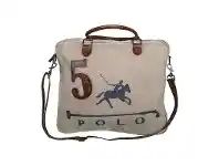 Polo Vintage Hand Made Canvas Satchel Bag