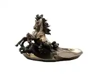 LivingStyles Veronese Cold Cast Bronze Coated Unicorn Jewellery Tray offer