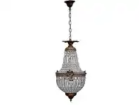 Empire II Long Crystal Pendent Light