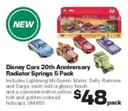 Repco Disney Cars 20th Anniversary Radiator Springs 5 Pack offer