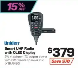 Repco Uniden Smart UHF Radio with OLED Display offer
