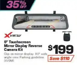 Repco Xview 9" Touchscreen Mirror Display Reverse Camera Kit offer