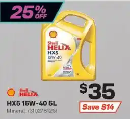 Repco Shell Helix HX5 15W-40 offer