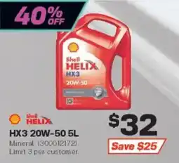 Repco Shell Helix HX3 20W-50 offer
