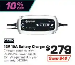 Repco Ctek 12V 10A Battery Charger offer
