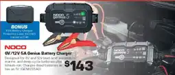 Repco Noco 6V/12V 5A Genius Battery Charger offer