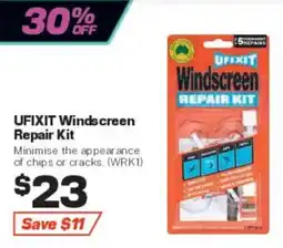 Repco Ufixit Windscreen Repair Kit offer