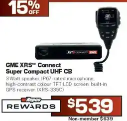 Repco GME XRS Connect Super Compact UHF CB offer