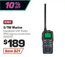 Repco GME 5/1W Marine Handheld VHF Radio offer