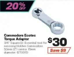 Repco Commodore Ecotec Torque Adaptor offer