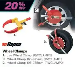 Repco Repco Wheel Clamps offer