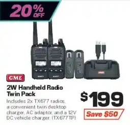 Repco GME 2W Handheld Radio Twin Pack offer