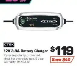 Repco CTEK 12V 3.8A Battery Charger offer
