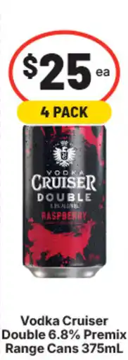 IGA Liquor Vodka Cruiser Double Raspberry offer