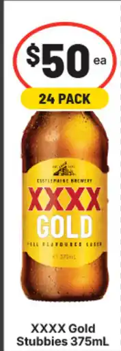 IGA Liquor XXXX Gold Stubbies offer