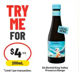 IGA Liquor De Bortoli King Valley Prosecco Range offer