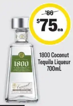 Liquorland 1800 Coconut Tequila Liqueur offer
