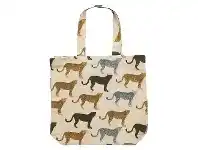 LivingStyles Cheetahs Gone Wild Cotton Shopping Tote Bag offer