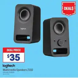 Officeworks logitech Multimedia Speakers Z150 offer