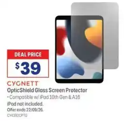 Officeworks Cygnett OpticShield Glass Screen Protector offer