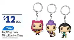 Officeworks Funko Pop! Keychain Mira, Rumi or Zoey offer