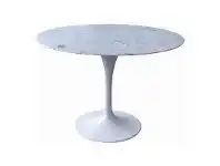 LivingStyles Replica Saarinen Marble Top Tulip Dining Table - 120cm Dia offer