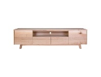 LivingStyles Wade Tasmanian Oak 2 Door 2 Drawer TV Unit, 194cm offer