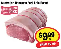 CORNETTS Australian Boneless Pork Loin Roast offer