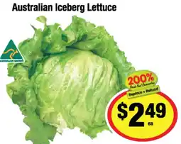 CORNETTS Australian Iceberg Lettuce offer