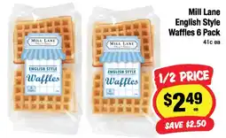 CORNETTS Mill Lane English Style Waffles offer