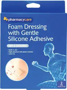 Discount Drug Stores Pharmacy Care Foam Dressing With Gentle Silicone Adhesive 7.5cm x 7.5cm offer