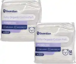 Discount Drug Stores Guardian Baby Organic Cotton Pads offer