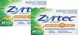 Discount Drug Stores Zyrtec Hayfever & Allergy Relief 42 Liquid Capsules offer