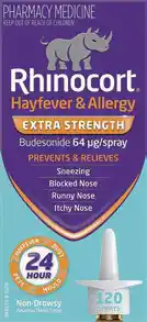 Discount Drug Stores Rhinocort Hayfever Extra Strength Nasal Spray 120 Doses offer