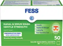 Discount Drug Stores Fess Nasal & Saline Wash Refill 50 Sachets offer