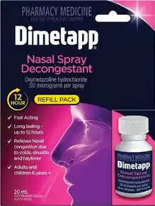 Discount Drug Stores Dimetapp 12 Hour Nasal Spray Decongestant Refill Pack offer